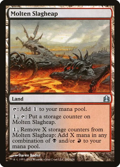 Molten Slagheap · Commander 2011 282/318