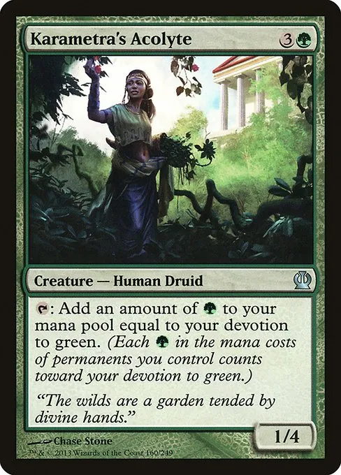 Karametra's Acolyte · Theros 160/249