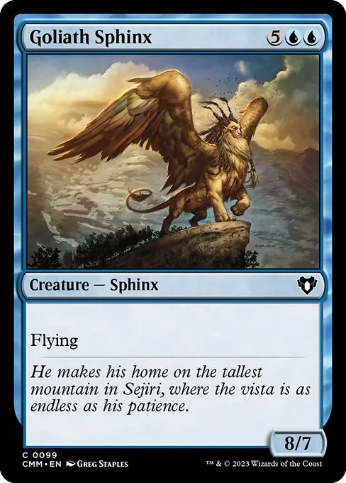 Goliath Sphinx · Commander Masters 99/1067