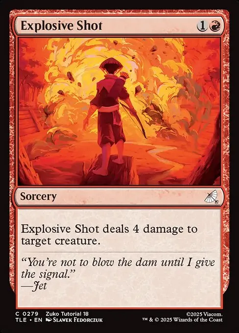 Explosive Shot · Avatar: The Last Airbender Eternal 279/317