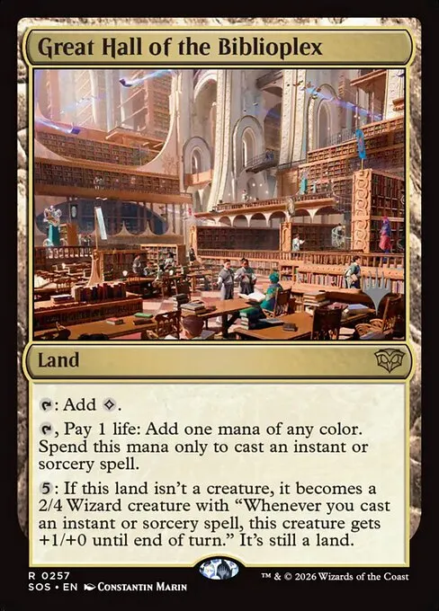 Great Hall of the Biblioplex · Secrets of Strixhaven Promos 257p/80