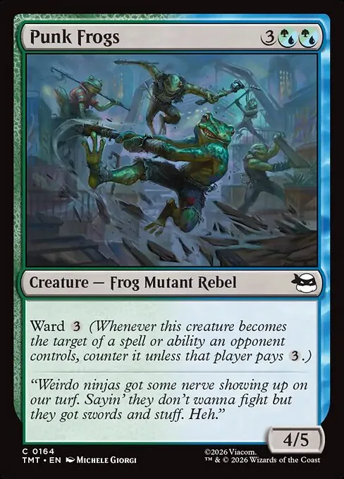 Punk Frogs · Teenage Mutant Ninja Turtles 164/320