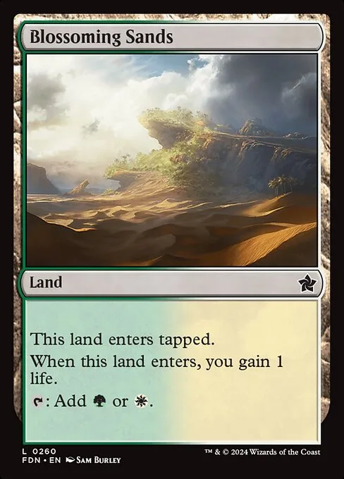 Blossoming Sands · Foundations 260/771