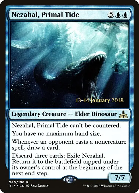Nezahal, Primal Tide · Rivals of Ixalan Promos 45s/98