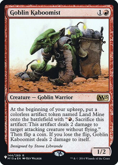 Goblin Kaboomist · The List M15-144/5050