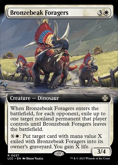 Bronzebeak Foragers · The Lost Caverns of Ixalan Commander 37/370