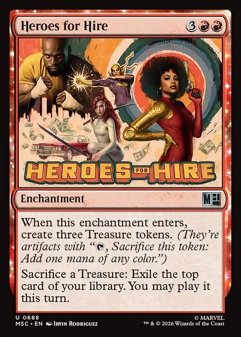 Heroes for Hire · Marvel Super Heroes Commander 688/9