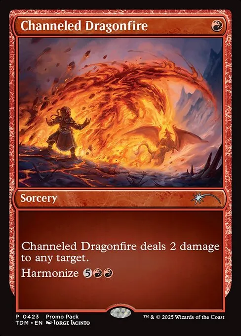 Channeled Dragonfire · Tarkir: Dragonstorm 423/427