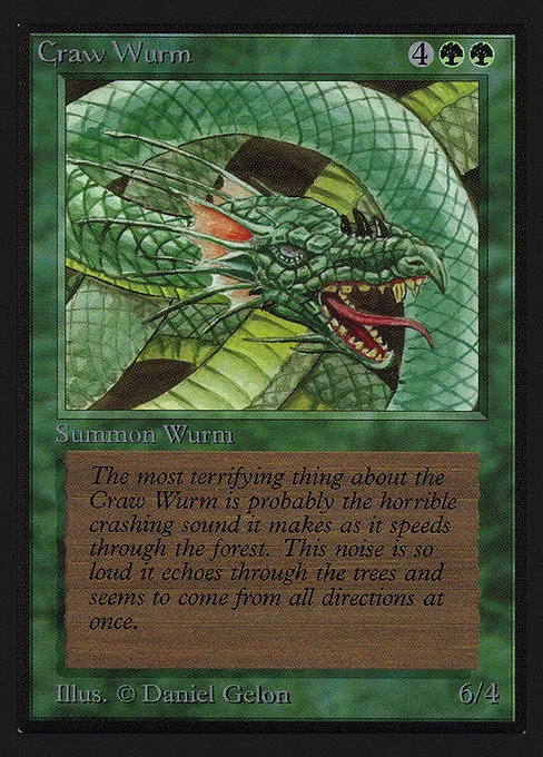 Craw Wurm · Collectors' Edition 191/302