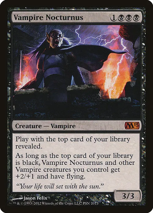 Vampire Nocturnus · Duels of the Planeswalkers 2013 Promos 3/3