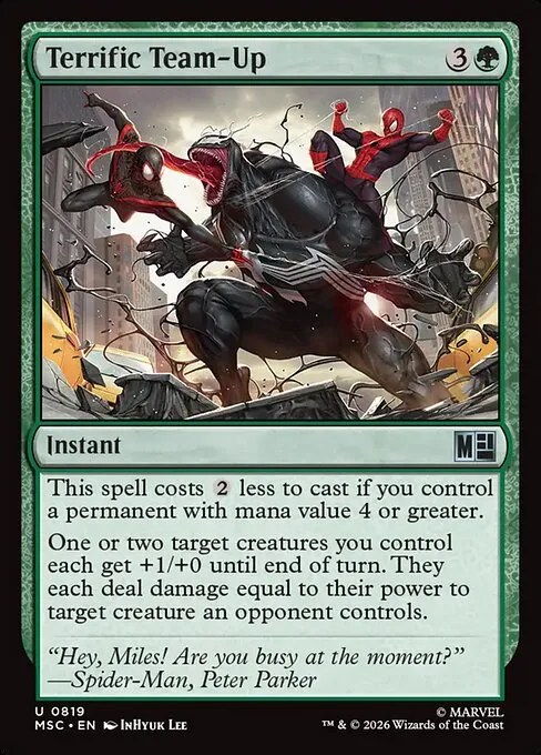 Terrific Team-Up · Marvel Super Heroes Commander 819/9