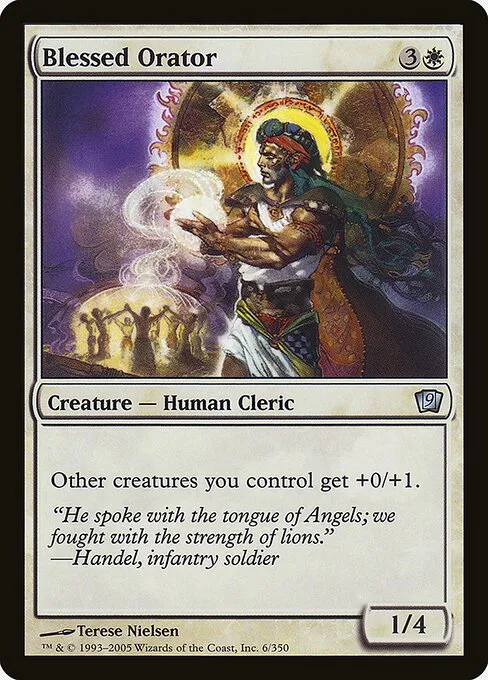 Blessed Orator · Ninth Edition 6★/710