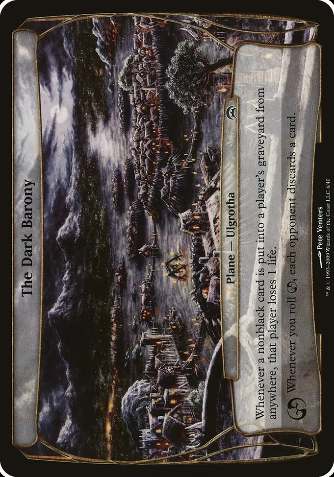 The Dark Barony · Planechase Planes 6/40