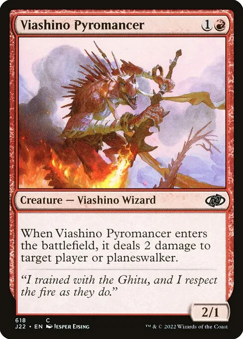 Viashino Pyromancer · Jumpstart 2022 618/835