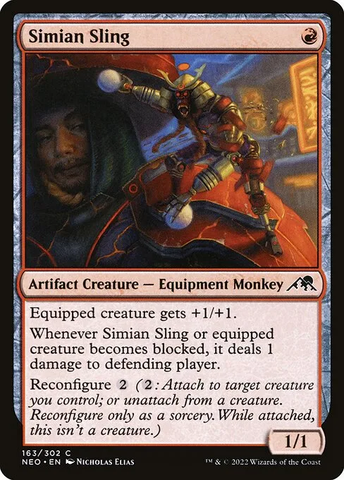 Simian Sling · Kamigawa: Neon Dynasty 163/531