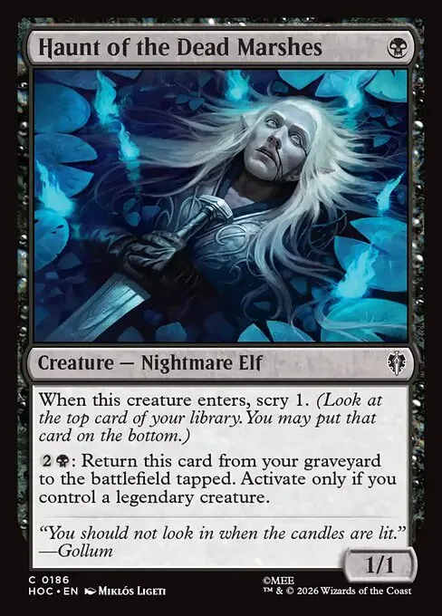 Haunt of the Dead Marshes · The Hobbit Commander 186/7