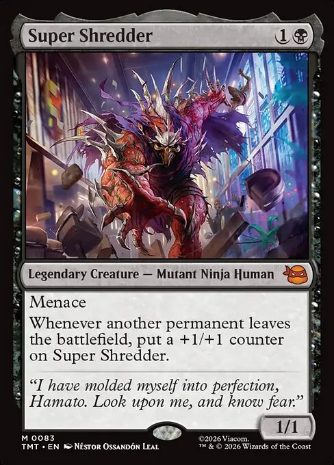 Super Shredder · Teenage Mutant Ninja Turtles 83/320