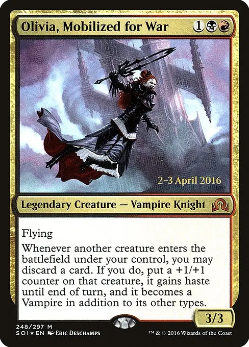 Olivia, Mobilized for War · Shadows over Innistrad Promos 248s/90