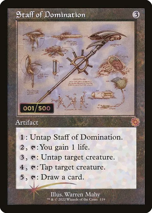 Staff of Domination · The Brothers' War Retro Artifacts 119z/189