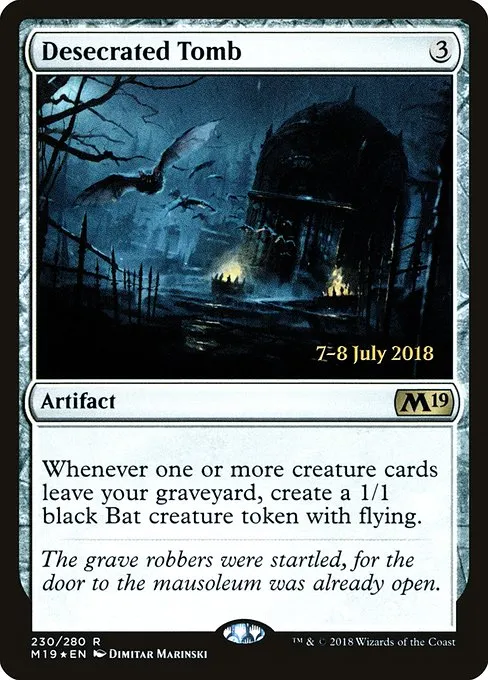 Desecrated Tomb · Core Set 2019 Promos 230s/95