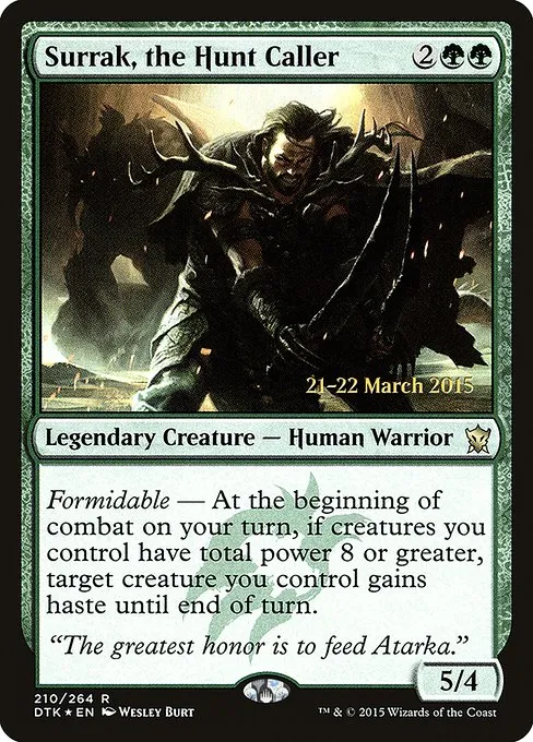 Surrak, the Hunt Caller · Dragons of Tarkir Promos 210s/51