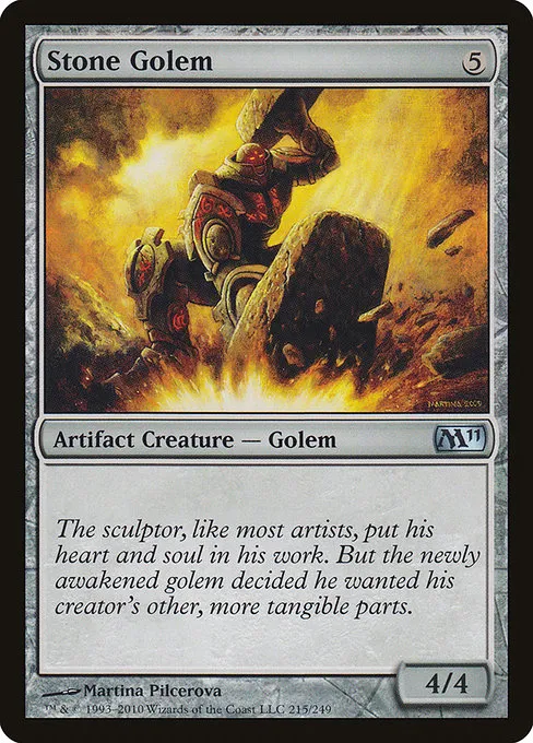 Stone Golem · Magic 2011 215/249
