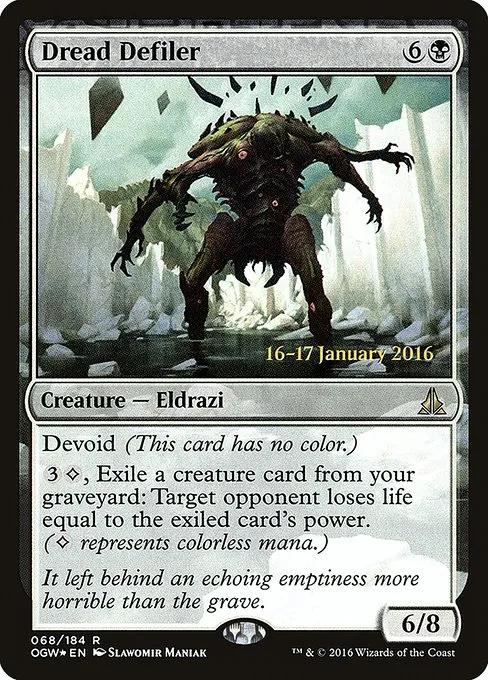 Dread Defiler · Oath of the Gatewatch Promos 68s/65