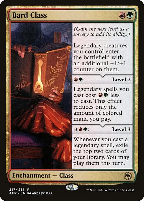 Bard Class · Adventures in the Forgotten Realms 217/424