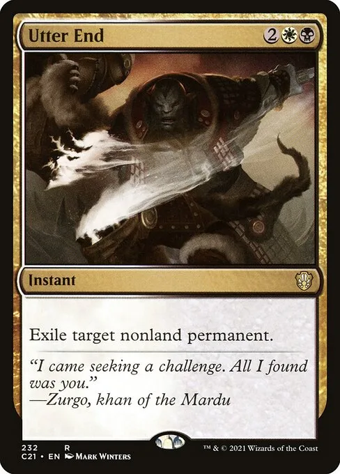 Utter End · Commander 2021 232/409
