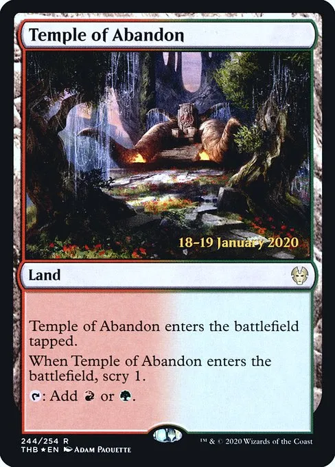 Temple of Abandon · Theros Beyond Death Promos 244s/137