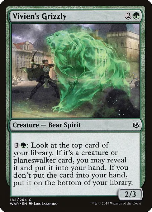 Vivien's Grizzly · War of the Spark 182/312