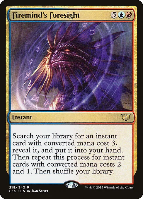 Firemind's Foresight · Commander 2015 218/342