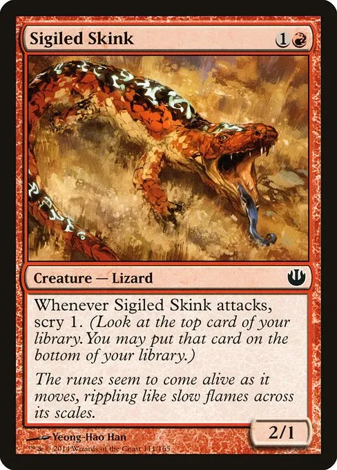 Sigiled Skink · Journey into Nyx 111/165