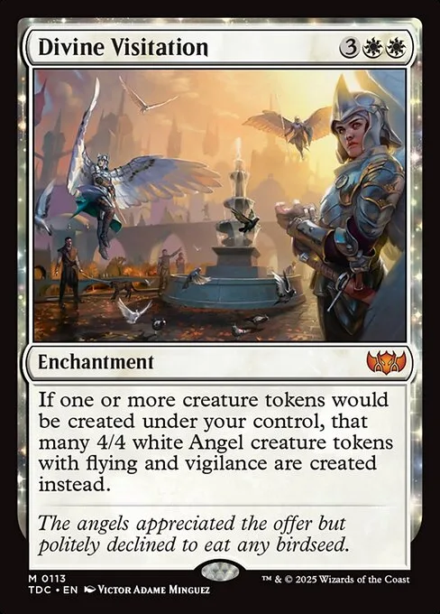 Divine Visitation · Tarkir: Dragonstorm Commander 113/413