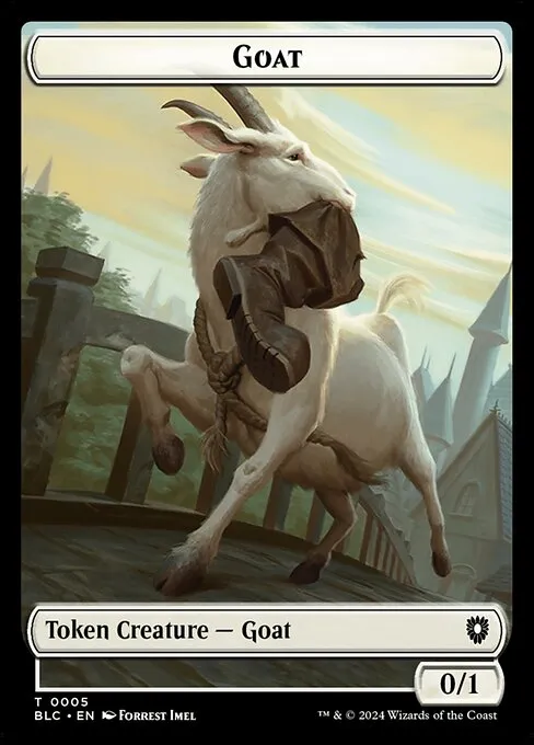 Goat · Bloomburrow Commander Tokens 5/41