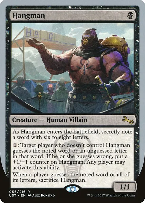 Hangman · Unstable 56/268