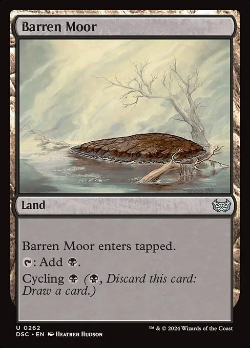 Barren Moor · Duskmourn: House of Horror Commander 262/373