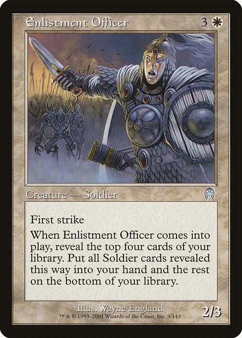 Enlistment Officer · Apocalypse 9/143