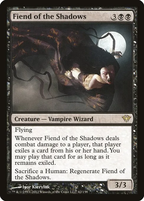 Fiend of the Shadows · Dark Ascension 62/158