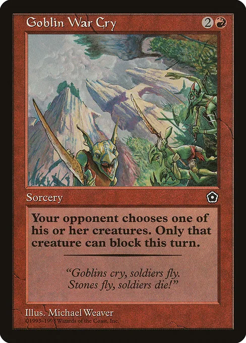 Goblin War Cry · Portal Second Age 104/165