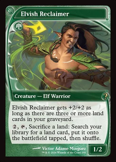 Elvish Reclaimer · Mystery Booster 2 205/385