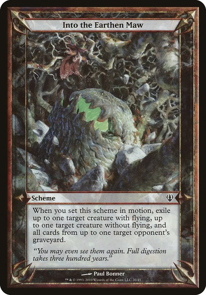 Into the Earthen Maw · Archenemy Schemes 20★/45