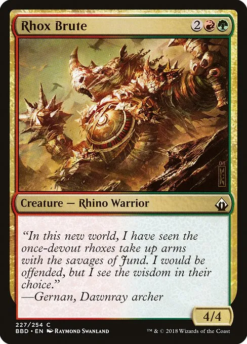 Rhox Brute · Battlebond 227/256