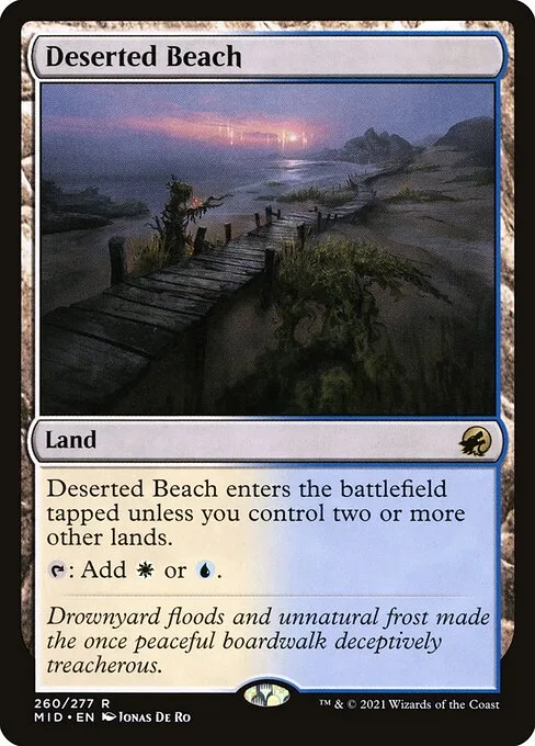 Deserted Beach · Innistrad: Midnight Hunt 260/399