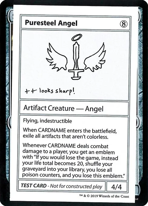 Puresteel Angel · Mystery Booster Playtest Cards 2021 109/121