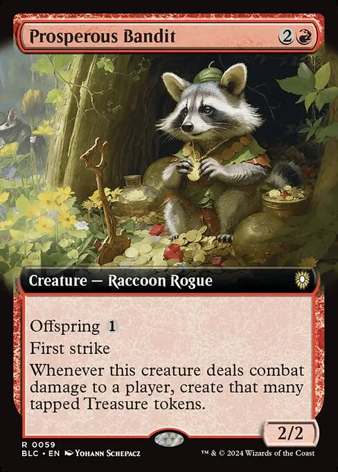 Prosperous Bandit · Bloomburrow Commander 59/356