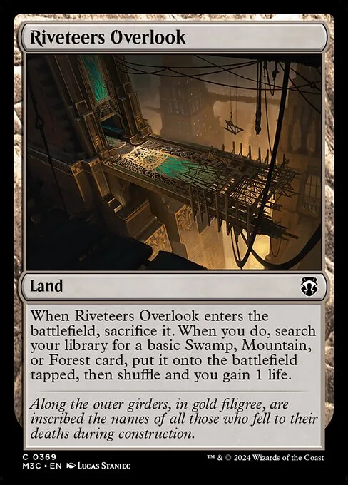 Riveteers Overlook · Modern Horizons 3 Commander 369/398