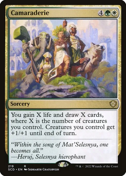 Camaraderie · Starter Commander Decks 219/352