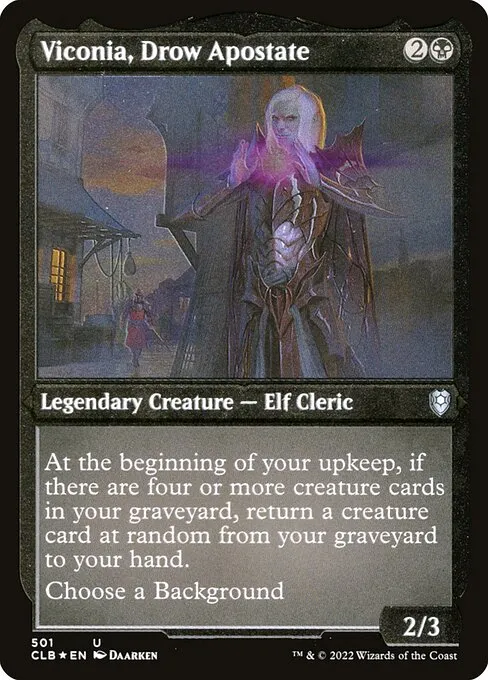 Viconia, Drow Apostate · Commander Legends: Battle for Baldur's Gate 501/936