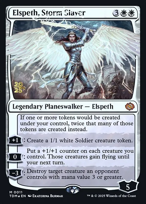 Elspeth, Storm Slayer · Tarkir: Dragonstorm Promos 11s/160